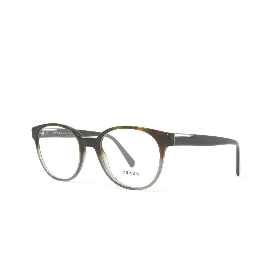 Prada Eyeglasses PR10UV C7O1O1 Havana Gradient Grey Size 54mm