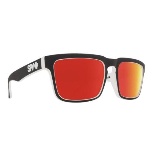 Spy Optic Helm Sunglasses - Whitewall / Hd+ Gray Green Red Spectra Mirr