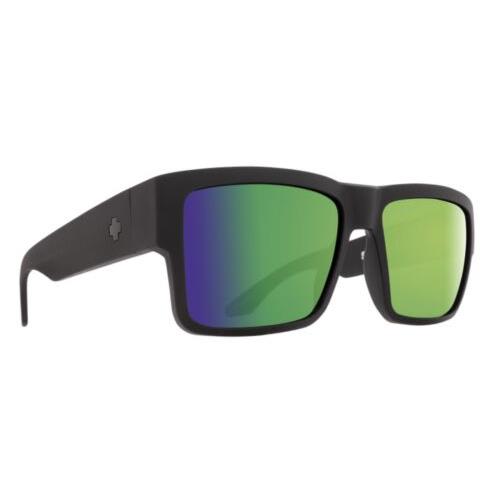 Spy Optic Cyrus Sunglasses - Soft Matte Blk / Hd+ Bronze Polar Green Spectra