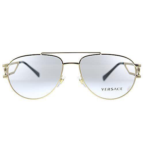 Versace VE 1269 1002 Gold Metal Aviator Eyeglasses 57mm