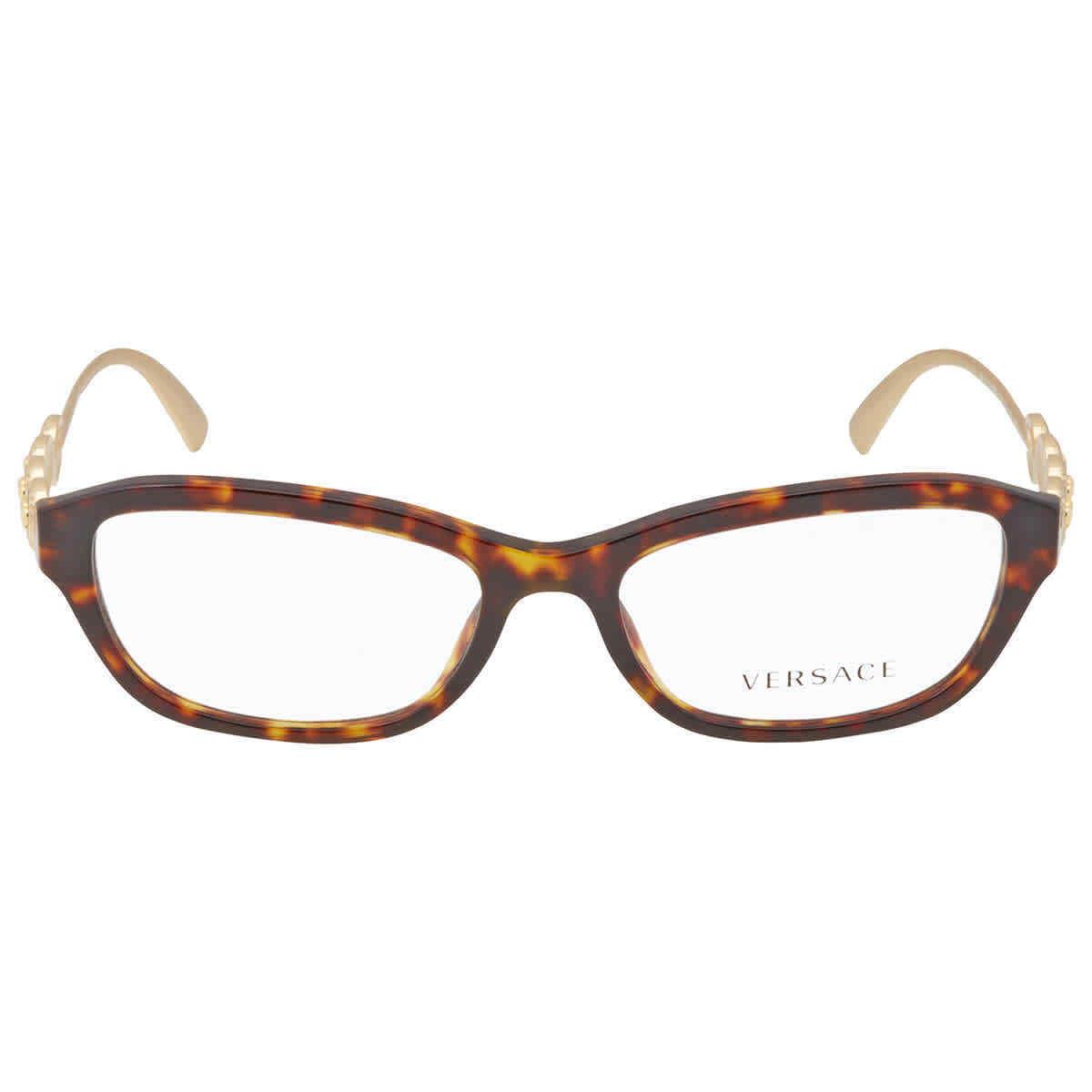 Versace Demo Rectangular Ladies Eyeglasses VE3279 108 54 VE3279 108 54