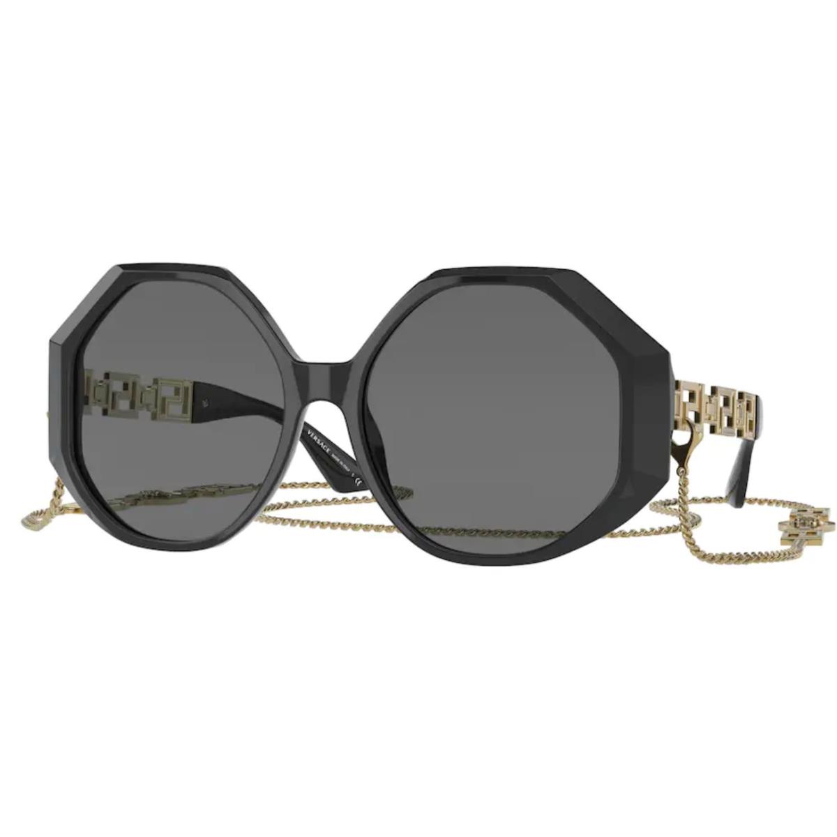 Versace Sunglasses VE4395 534587 59mm Black / Dark Grey Lens