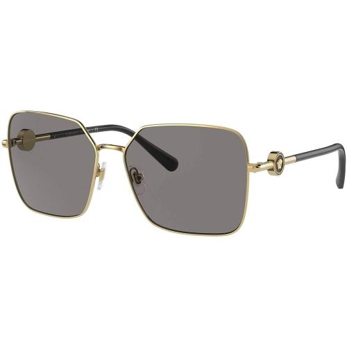 Versace Sunglasses VE2227 100287 59mm Gold / Dark Grey Lens