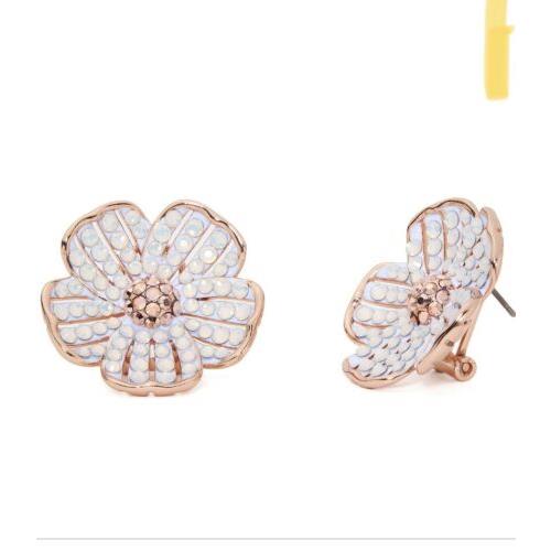 Kate Spade Flower Stud Earrings Glistening Petals JK1