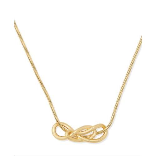 Kate Spade Gold Tone with A Twist Snake Chain Collar JK13