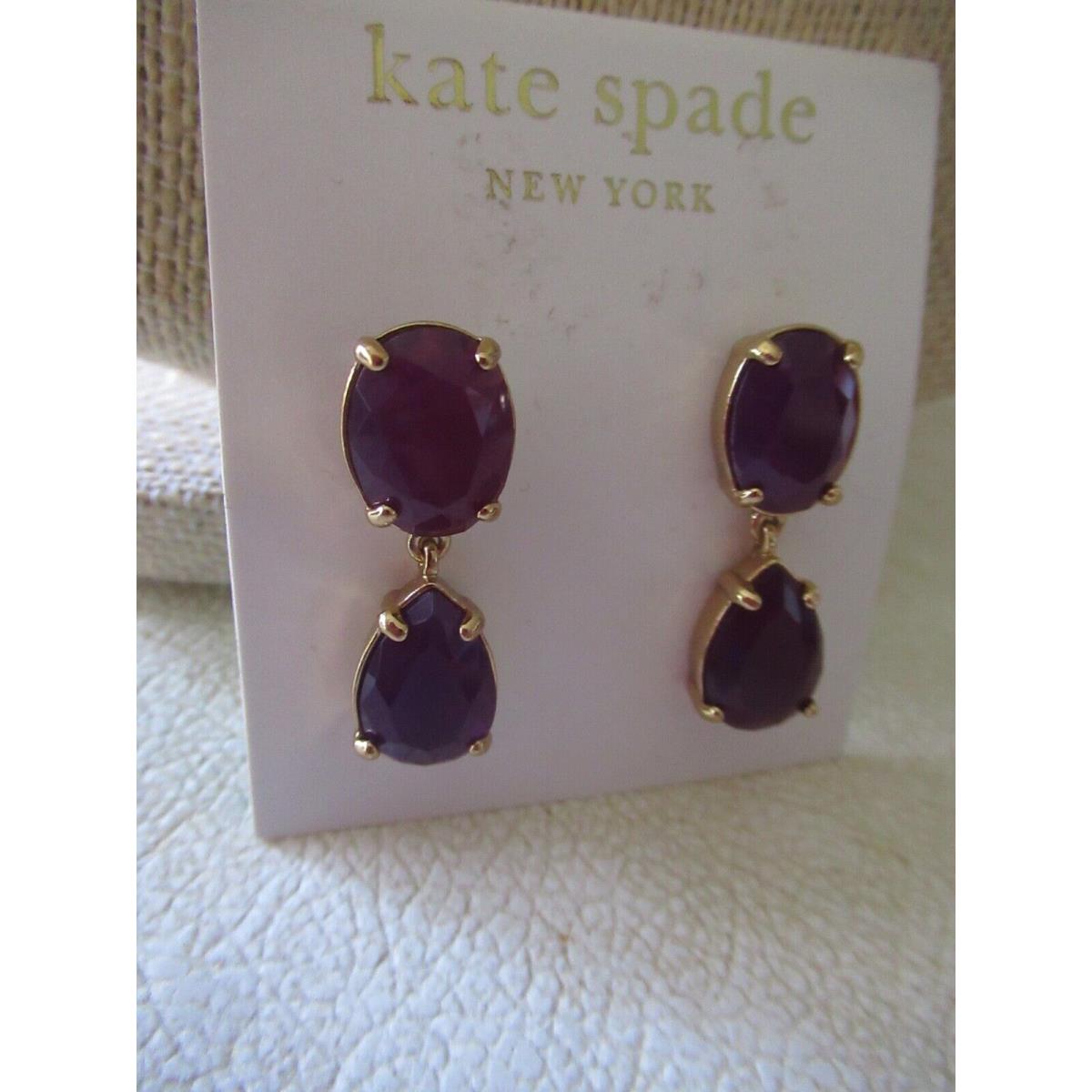 Kate spade amethyst earrings Clearance