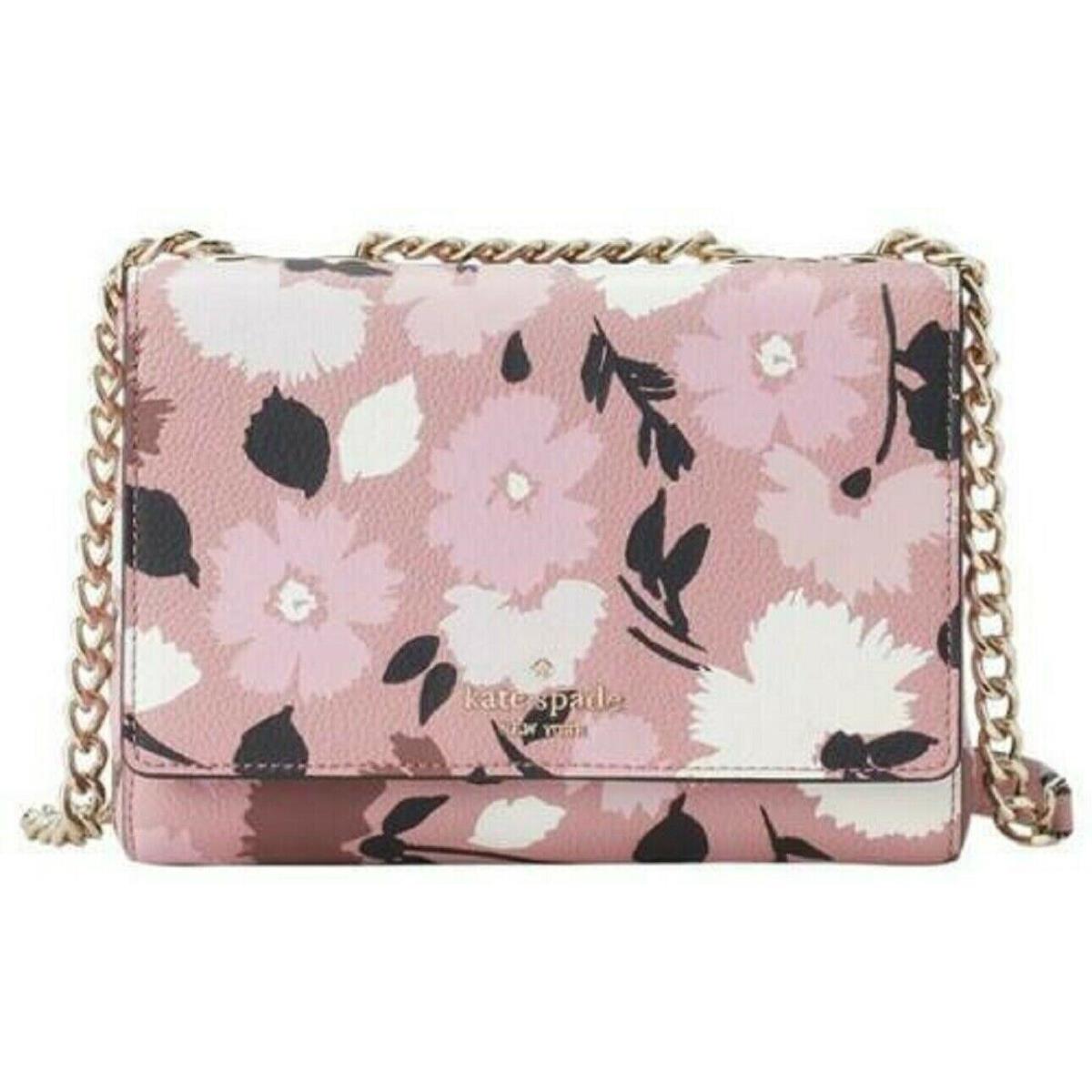 Kate Spade Mini Emelyn Gala Floral Briar Lane Chain Crossbody Shoulder Bag Pink