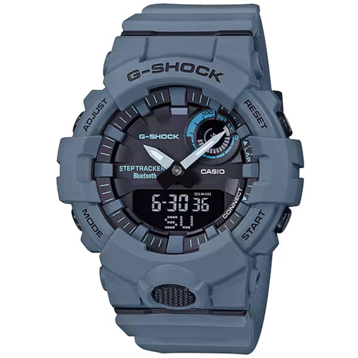 Casio Men`s Watch G-shock G-squad Blue Resin Strap Analog-digital GBA800UC-2A