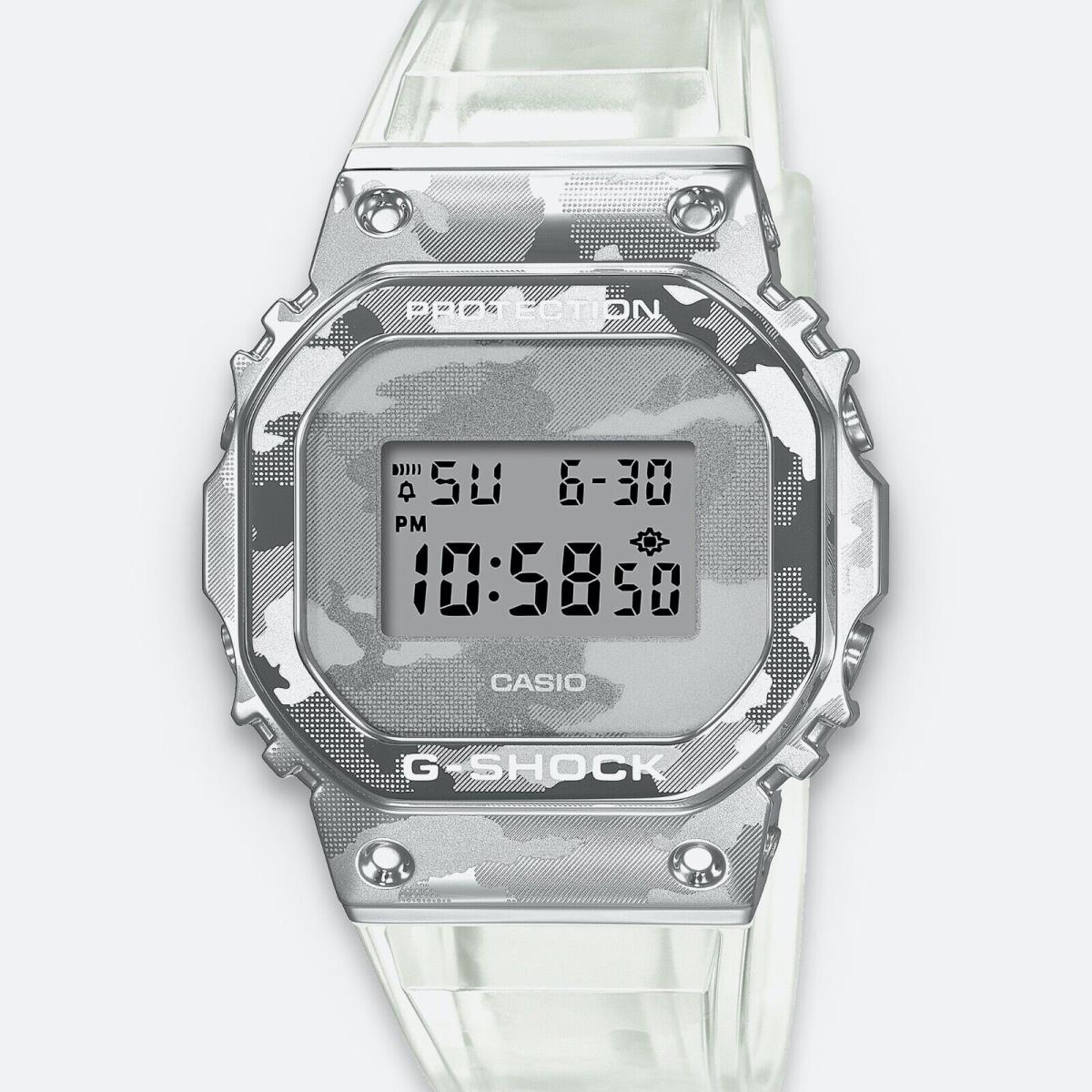 Casio watch [GM5600]  - Silver , CAMO Dial, Camouflage Band 0