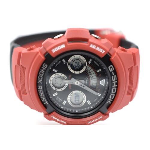 Casio watch [AW-591RL-4ADR]  - Black , Red 8