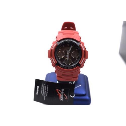 Casio watch [AW-591RL-4ADR]  - Black , Red 0