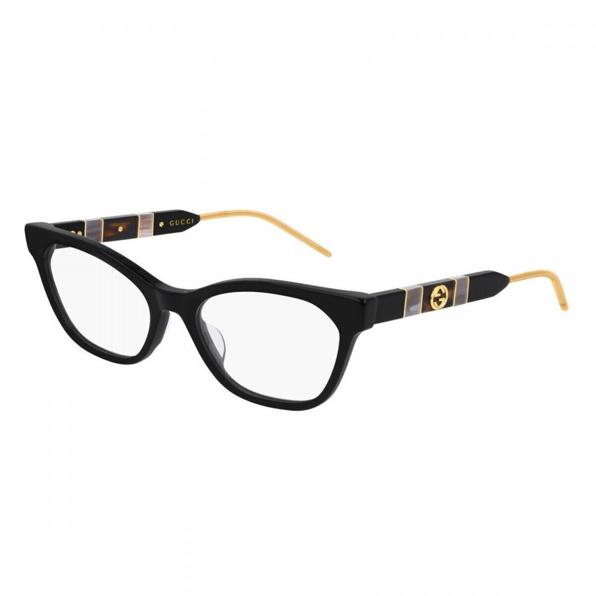 Gucci GG0600O 001 Black Grey Eyeglasses