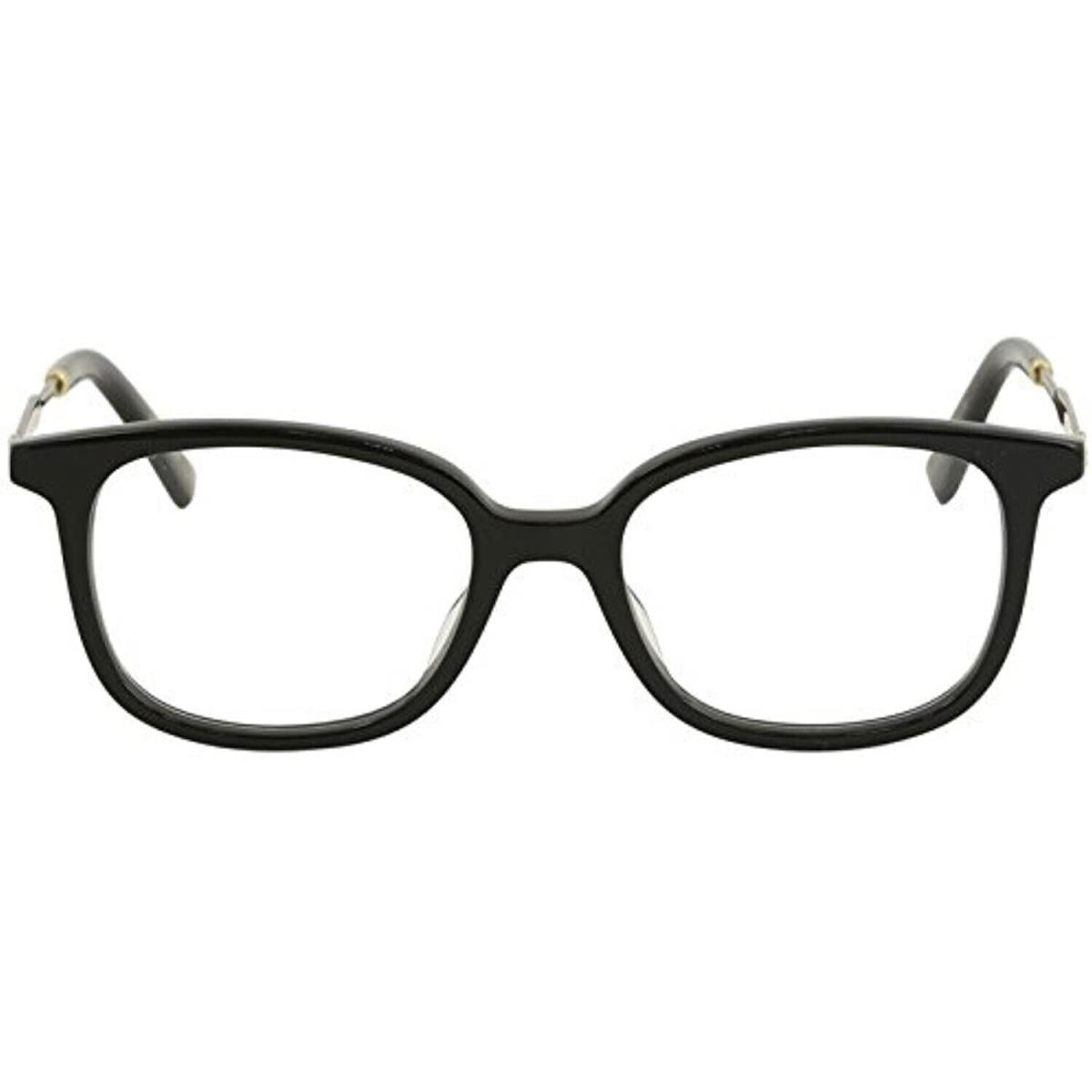 Gucci GG0202O 001 50Black Gold Eyeglasses Optical Frame