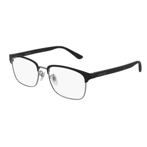 Gucci GG 0934OA 003 Black/havana Square Men`s Eyeglasses