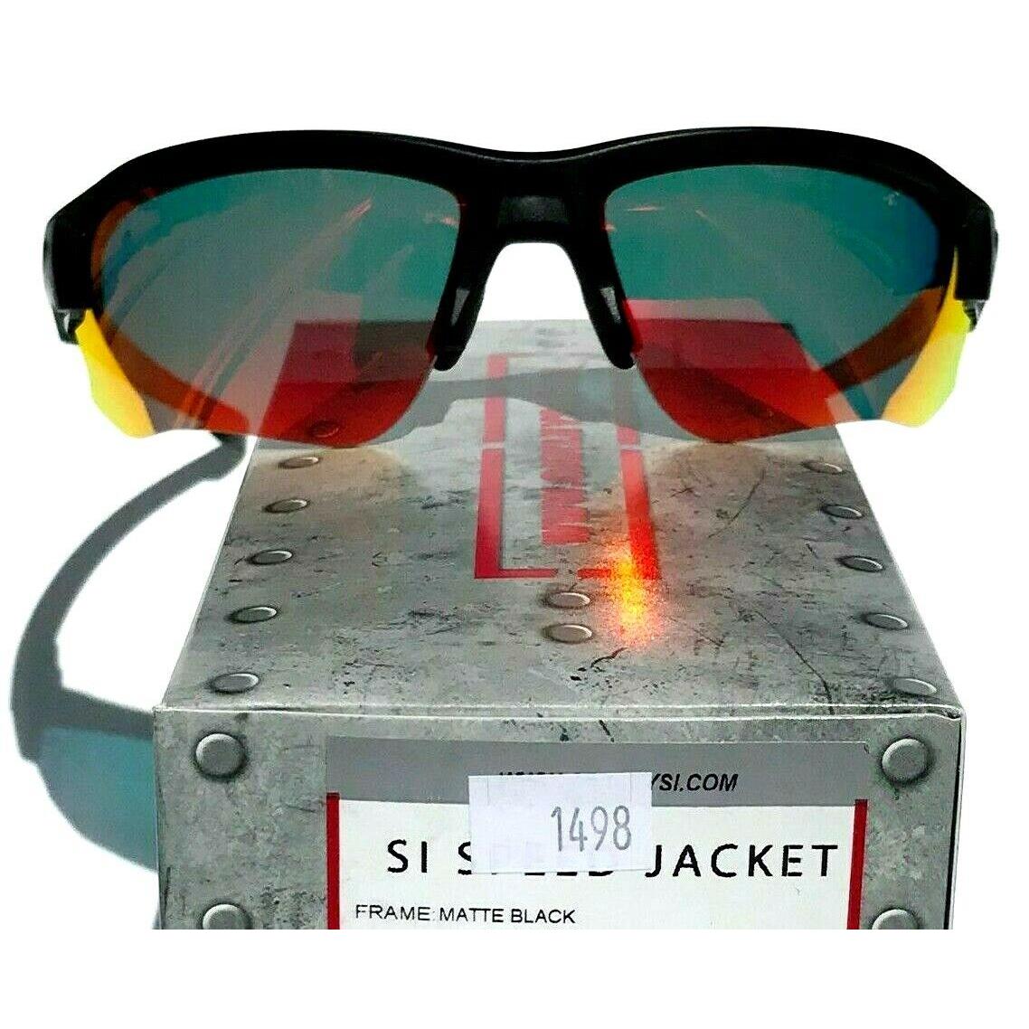 Oakley sunglasses Speed Jacket - Black Frame, Ruby Lens