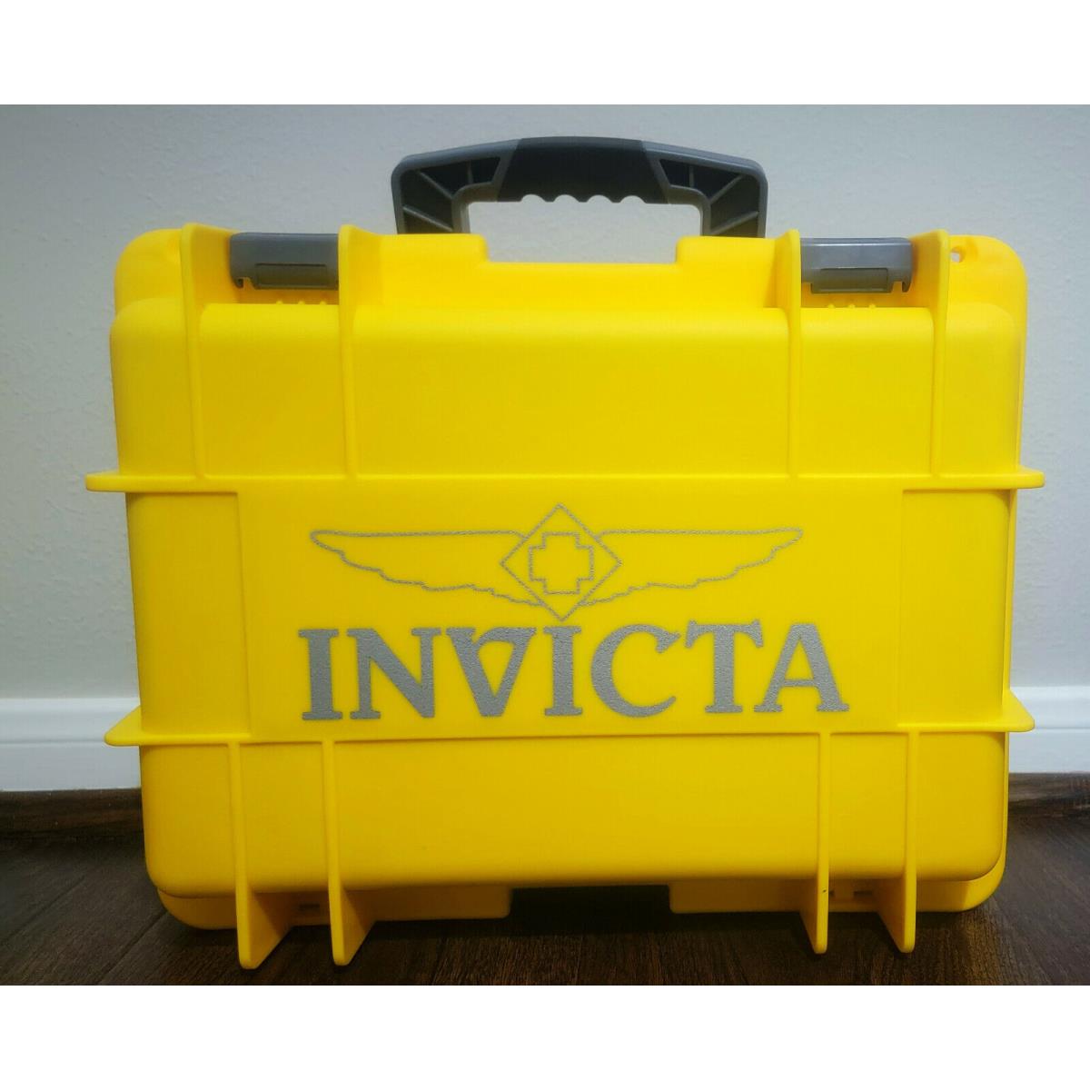 Invicta Yellow 8 Slot Diver Watch Waterproof Venom Impact Resistant Case