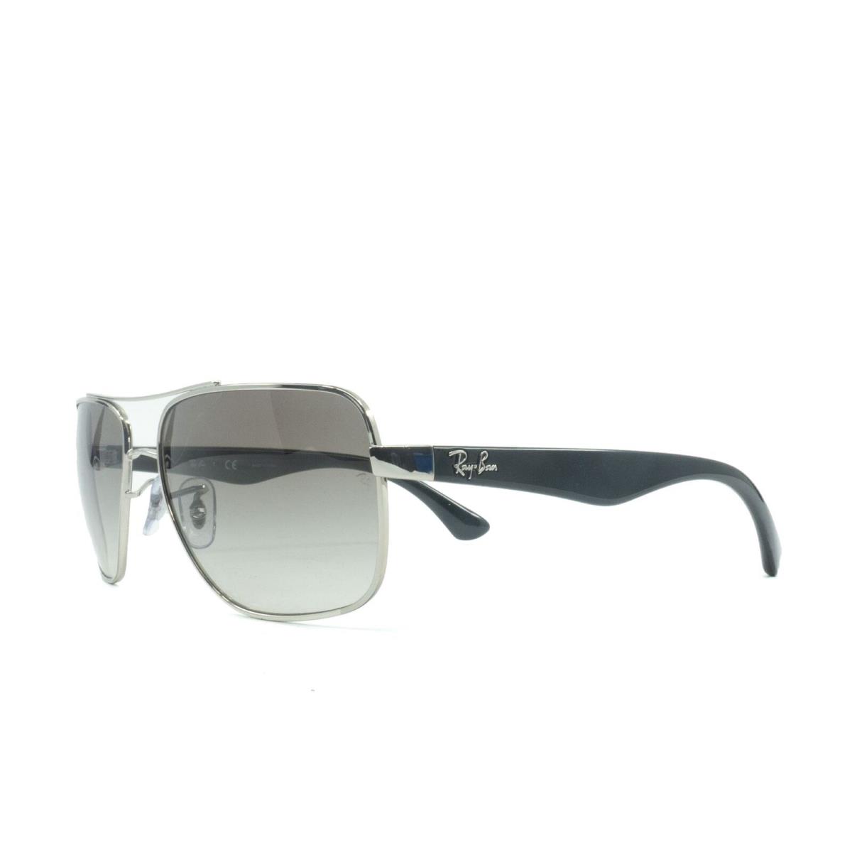 RB3483-003/32_60 Mens Ray-ban Square Sunglasses - Frame: Black, Lens: Gray