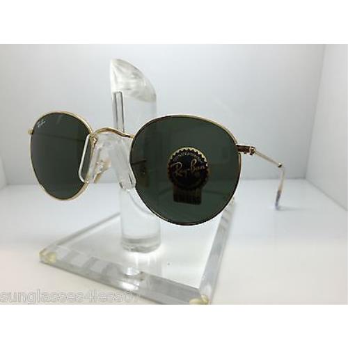 Ray Ban Sunglasses RB 3447 001 53MM rb3447 GOLD/G15 Green Lens