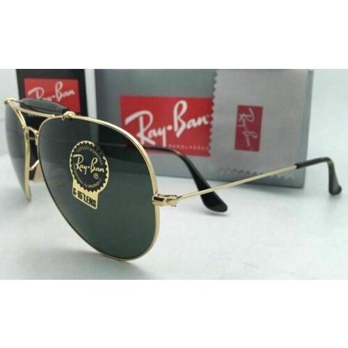 Ray-Ban sunglasses  - Gold / Havana Frame, G-15 Crystal Green Lens 3