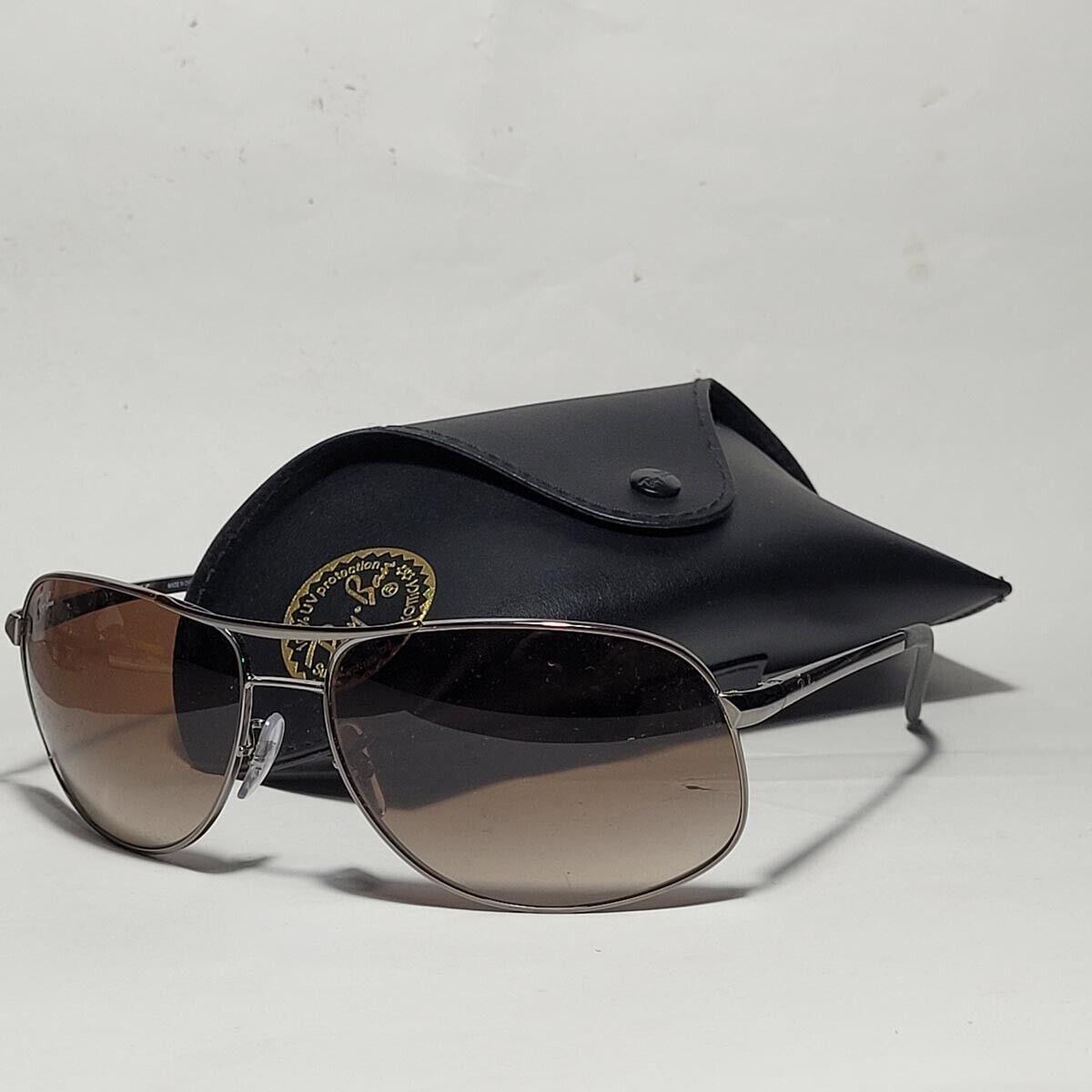 Ray-ban Sunglasses RB 3387 Brown Gradient Lens - Frame: Silver, Lens: Brown