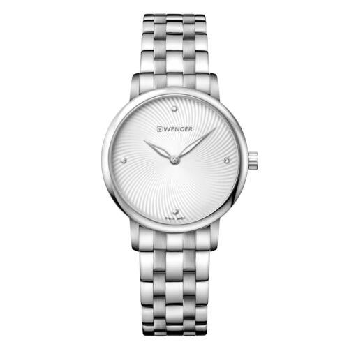 Wenger 01.1721.109 Women`s Urban Donnissima Stainless Steel Crystal Silver Watch