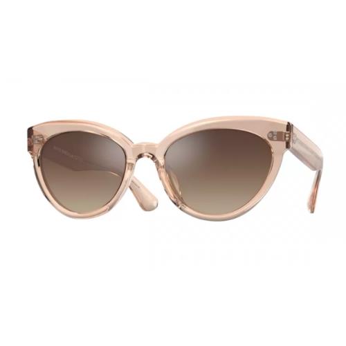Oliver Peoples 0OV 5355SU Roella 1471Q1 Pink/gradient Brown Polorized Sunglasses - Pink Frame, Gradient Brown Lens