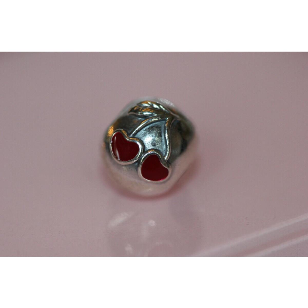 Pandora Cherries Red Enamel Clip Charm 791093EN39 Box Retired Beware Fakes