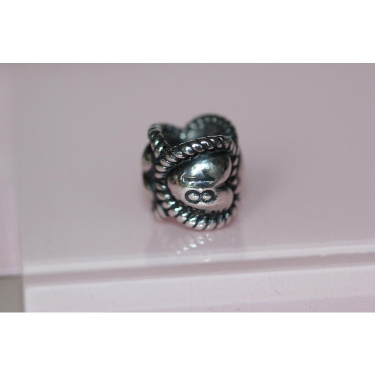 Pandora 18 Birthday Milestone Charm Bead 791047 Retired Beware Fakes Bagtag