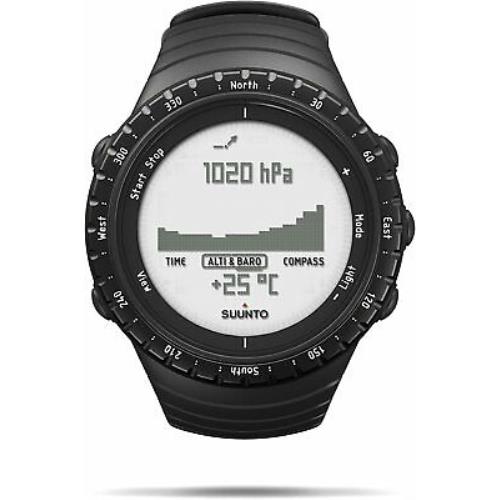 Suunto Core Regular Black Digital Display Quartz Watch