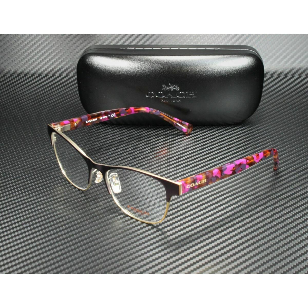 Coach Hc5074 9241 Satin Purple Square Women`s 54 Mm Eyeglasses Coach Eyeglasses 725125948548