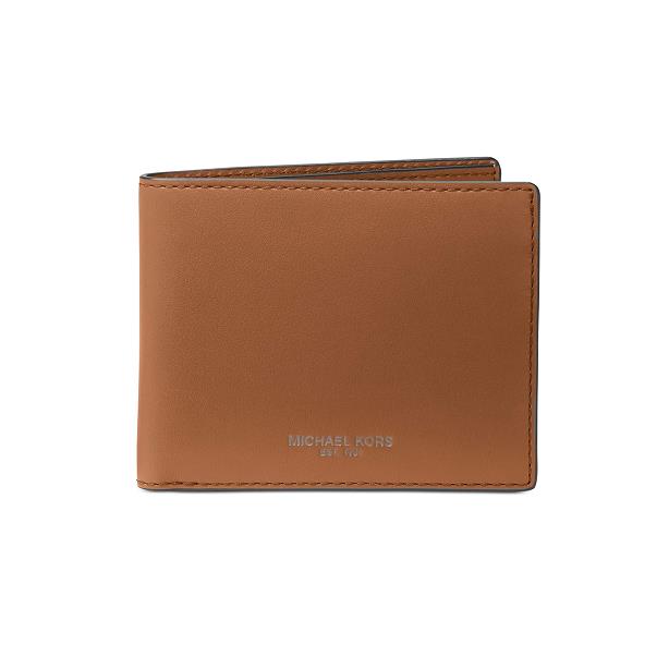 Michael Kors Odin Men`s Brown Leather Bifold Wallet 39S7XOSF5L-230