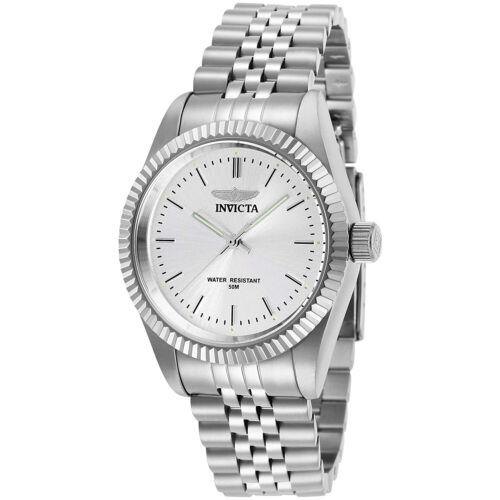 Invicta Women`s Watch Specialty Silver Tone Dial Stainless Steel Bracelet 29396 - Silver Dial