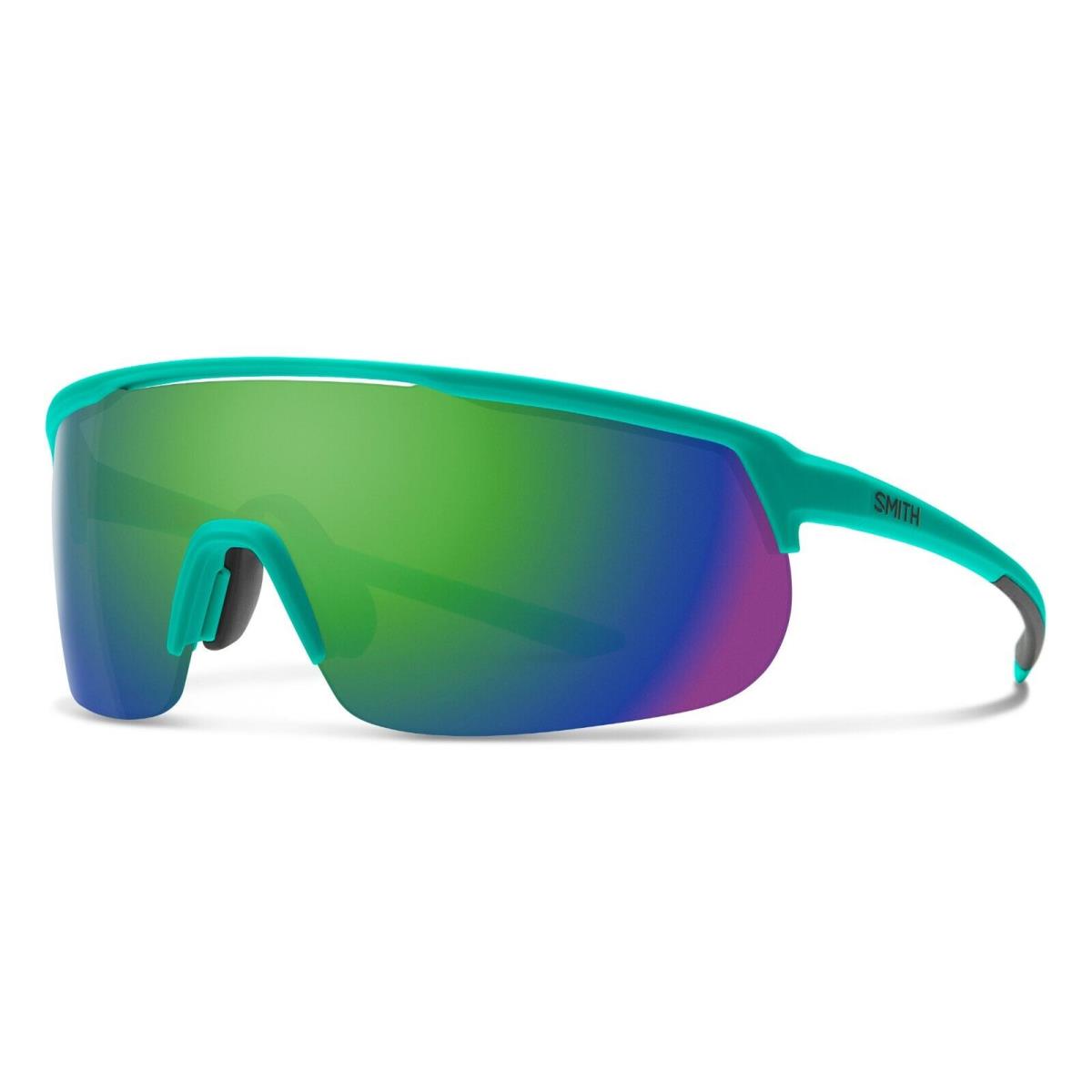 Smith Optics Trackstand Sport Sunglasses Chromapop Matte Jade/green Mirr