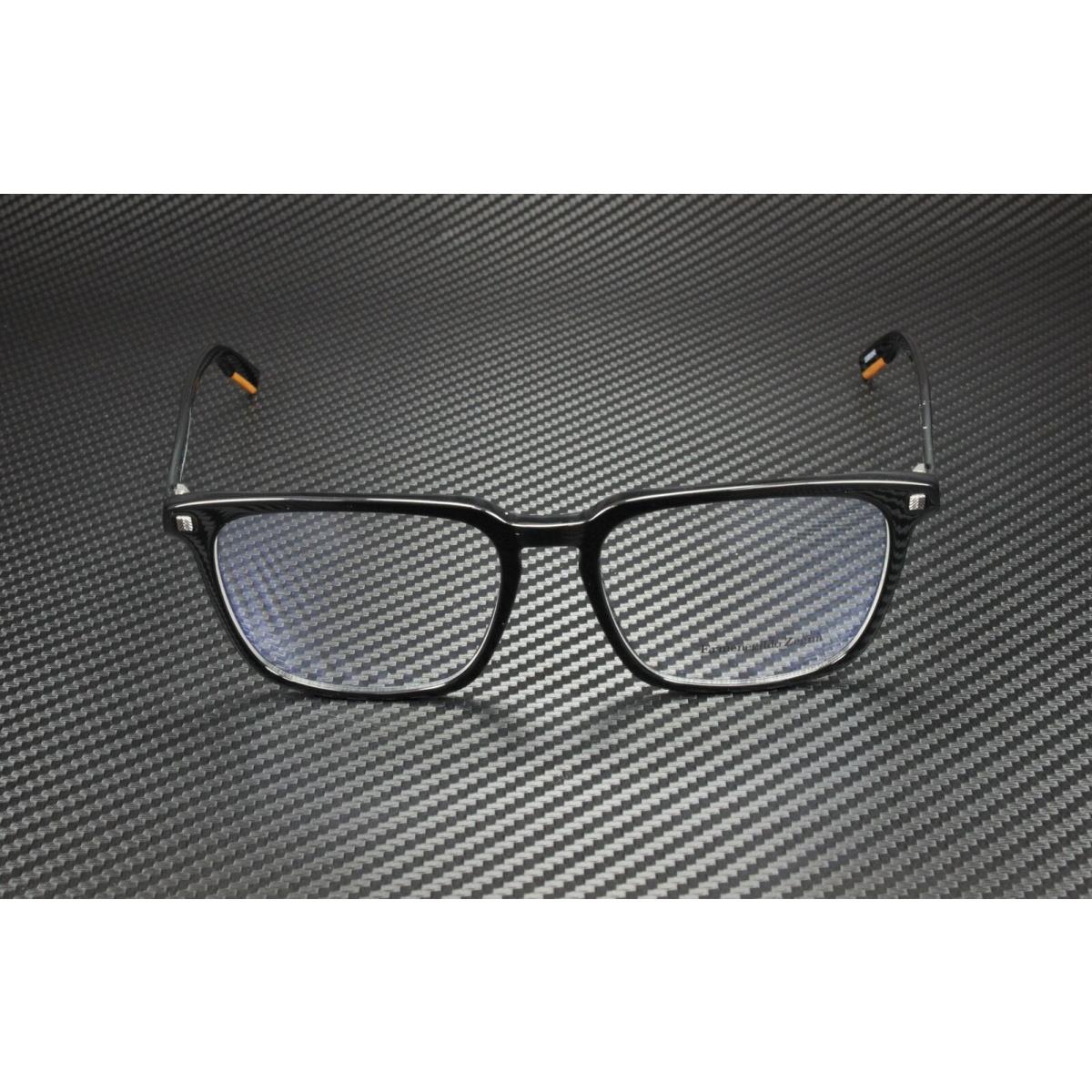 Ermenegildo Zegna EZ5201 001 Shiny Black Clr Lens Plastic 55 mm Men`s Eyeglasses