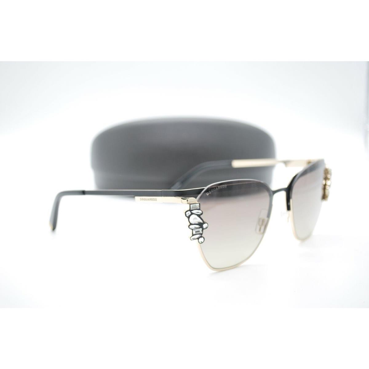 DSQUARED2 DQ 0300 02P Black Gradient Frame Sunglasses 55-18