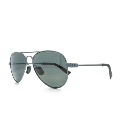 8640118-910108 Mens Under Armour Getaway M Polarized Sunglasses - Frame: Gray, Lens: Gray