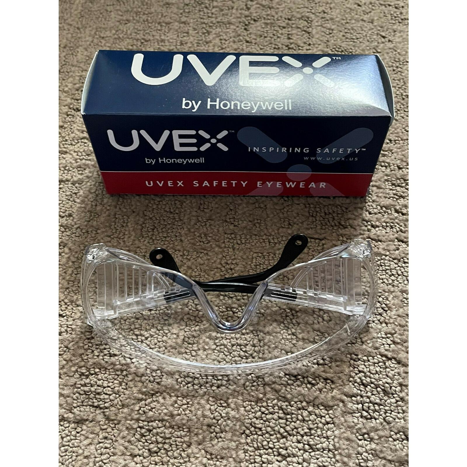 10 Pcs Safety Glass Uvex Honeywell S0250X w/ Clear Frame Clear Lens Anti-fog