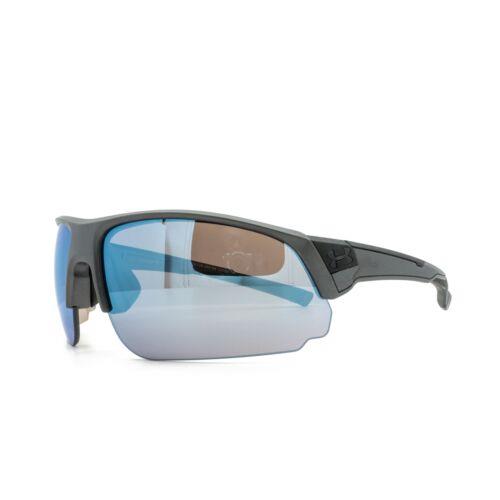 8650129-060164 Mens Under Armour Changeup Dual Sunglasses - Frame: Black, Lens: Blue