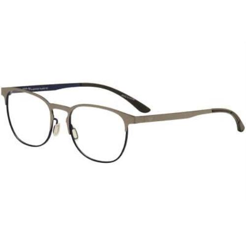 Adidas Men`s Eyeglasses AOM003O.075.022 Silver/blue Full Rim Optical Frame 52mm