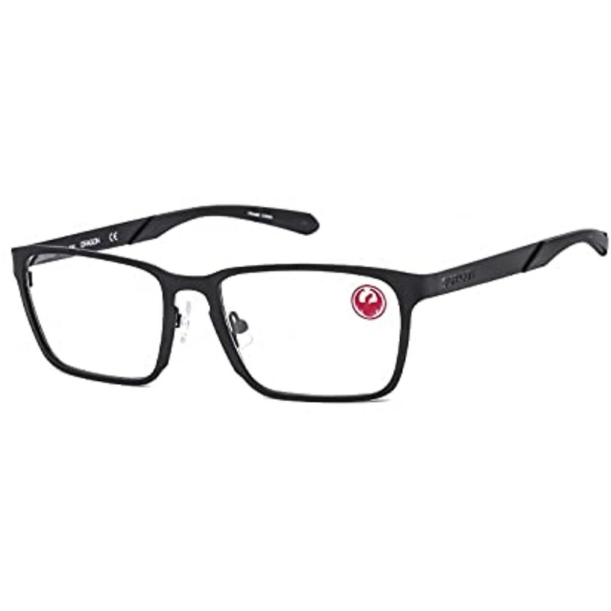 Dragon DR174 002 Kris Satin Black Eyeglasses 55mm with Dragon Case