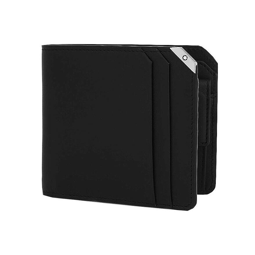 Montblanc 114669 Urban Spirit Black Leather Wallet 8CC Insert Italy Box