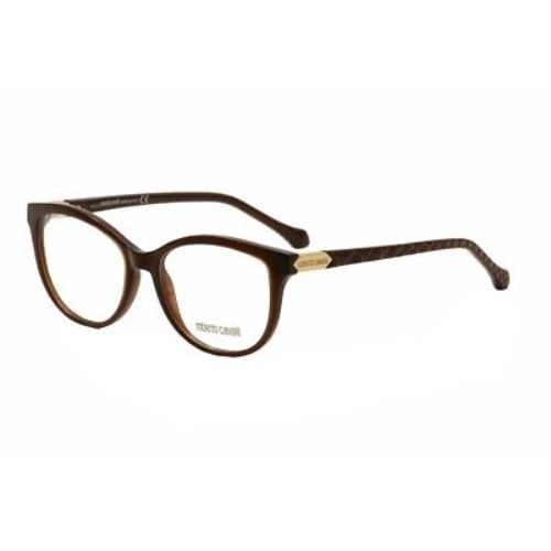 Roberto Cavalli Eyeglasses Nika RC752 RC/752 048 Brown Optical Frame 52mm