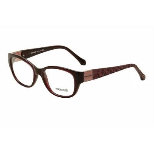 Roberto Cavalli Eyeglasses Velidhu RC0754 RC/754 069 Burgundy Optical Frame 54mm