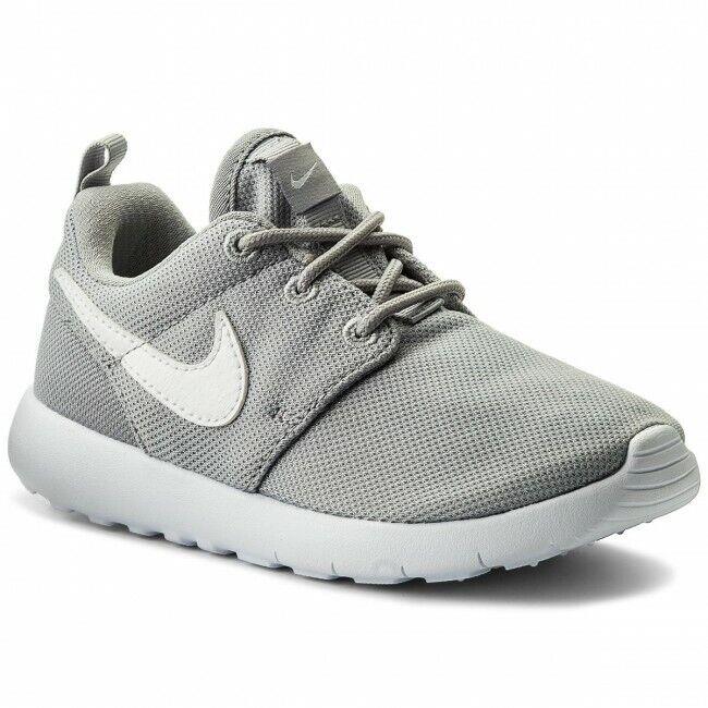 Nike Little Kid`s Shoes Roshe One PS Wolf Grey/white 749427-033 Kid Size 11 13 - Gray
