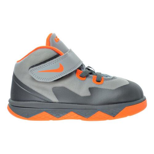 Nike Soldier Viii TD Toddler Shoes Dark Grey-total Orange-wolf Grey 653647-010 - Dark Grey/Total Orange/Wolf Grey