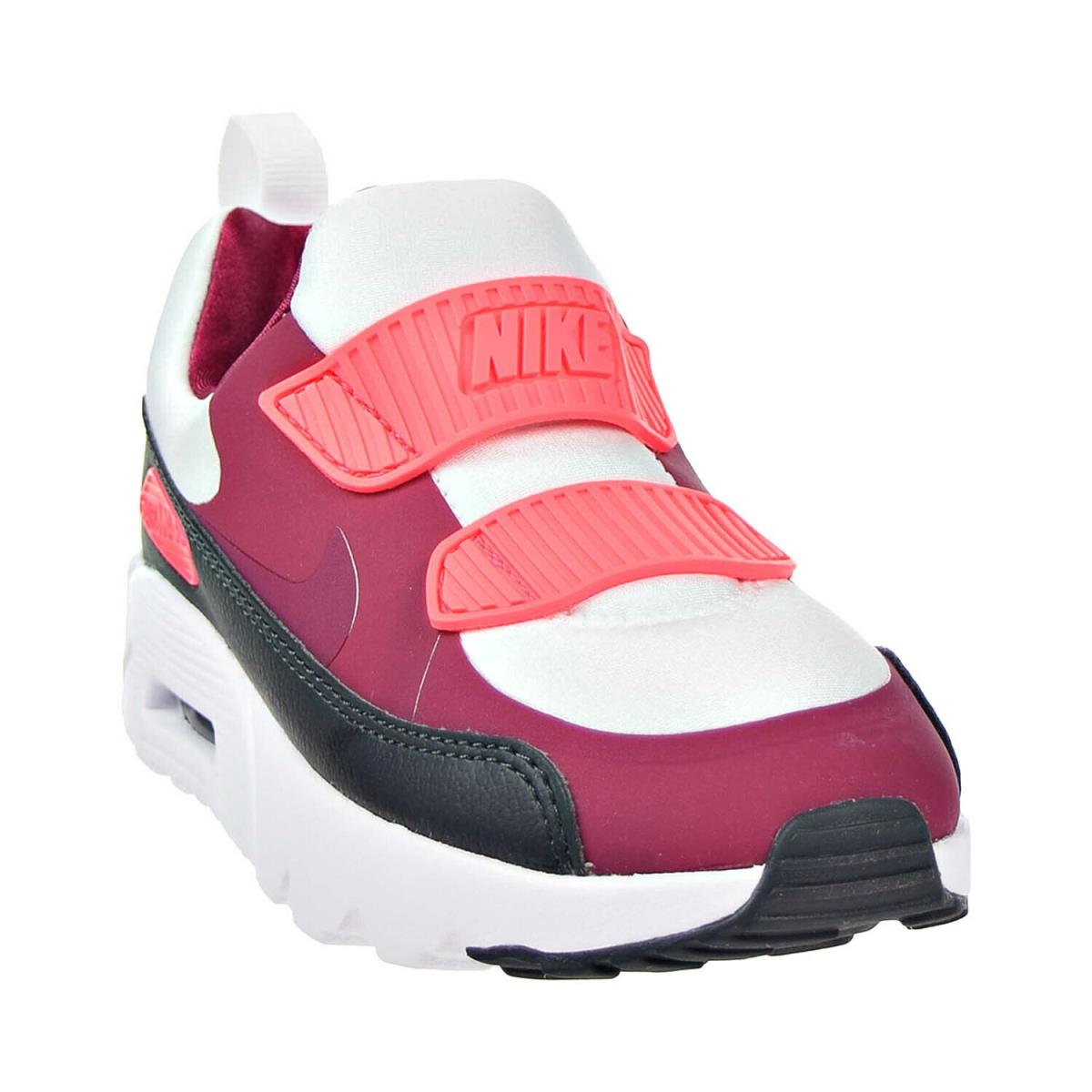 Nike Air Max Tiny 90 PS Preschool Shoes White-noble Red-anthracite 881927-101