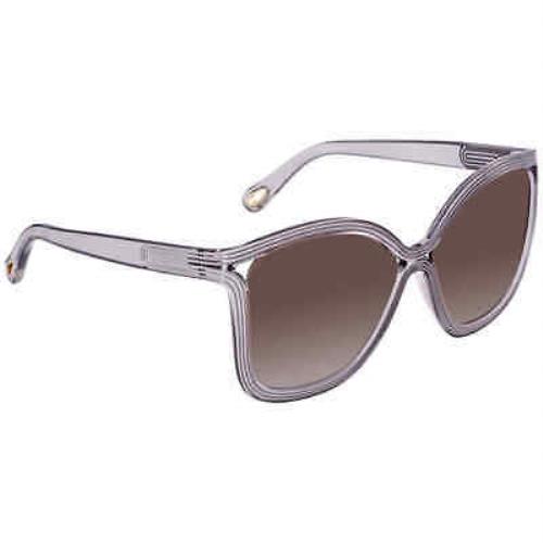Chloé Chloe Grey Gradient Square Sunglasses CE737S 035 58 CE737S 035 58