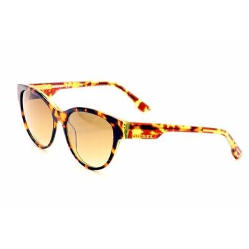 Diesel Sunglasses DL0013 DL-0013 56P Brown Tortoise Retro Shades