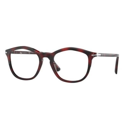 Persol PO3267V 1100 Irregular Spotted Brown Demo Lens 49 mm Unisex Eyeglasses