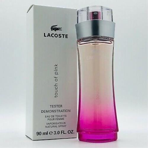 Lacoste Touch of Pink Women Perfume Edt Spray 3.0 oz Box As Shown